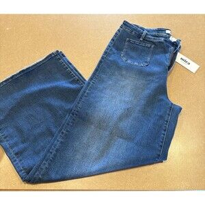 Mica Denim Los Angeles High Rise Wide Leg Jeans 16W 16 Baggy Current Style Pants